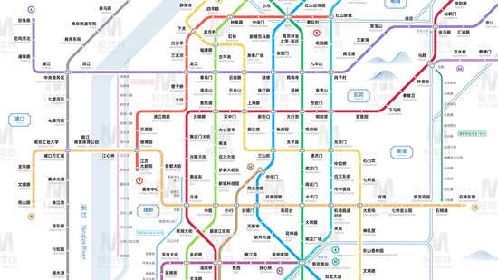 南京地铁规划图(2025+版 / 运营版)