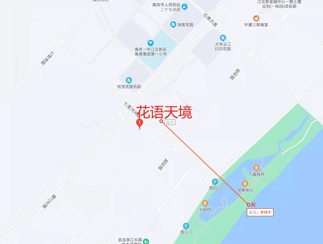 中国铁建花语天境区位图