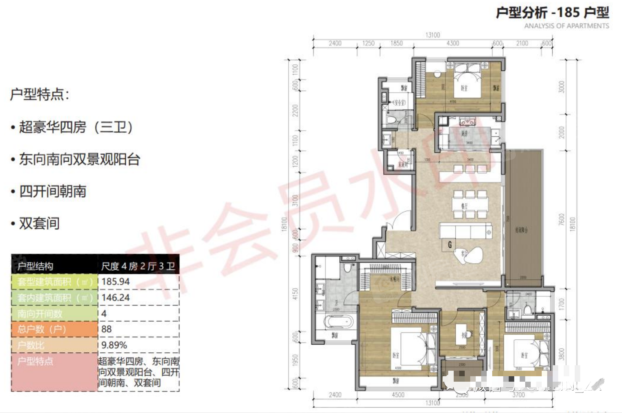 仁恒云谷世纪4居室