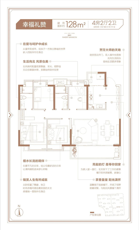 大华南门望府户型怎么样?大华南门望府户型图点评