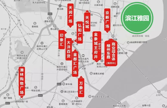 滨江雅园周边商业