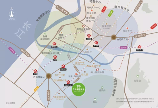 万科雨悦光年位置