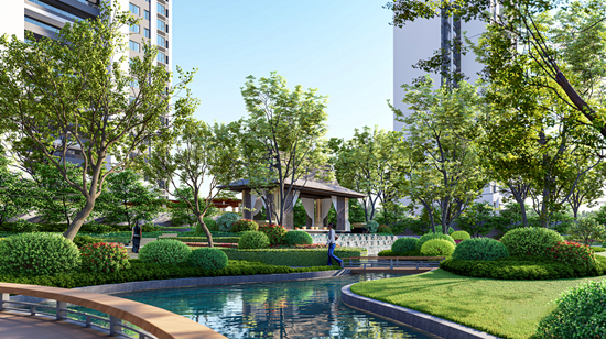 华发四季雅筑社区景观