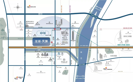 南京龙湖天璞位置