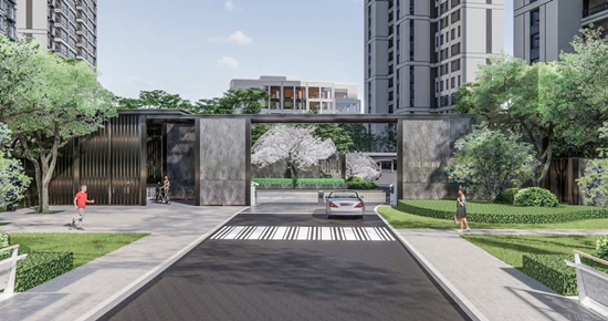 中铁龙湖宸阅府景观图