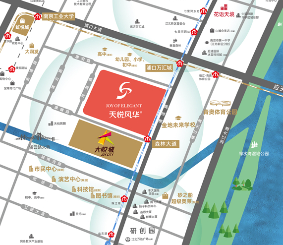 天悦风华地铁规划