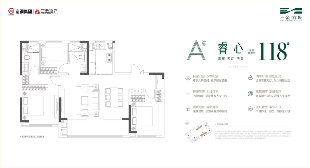 三金睿境户型图