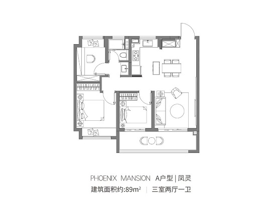 凤起云台户型图