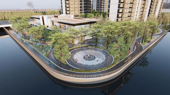 琥珀云台景观图