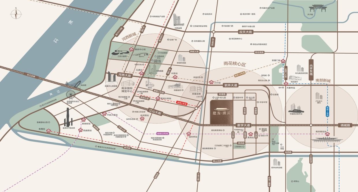 建发璞云区位图