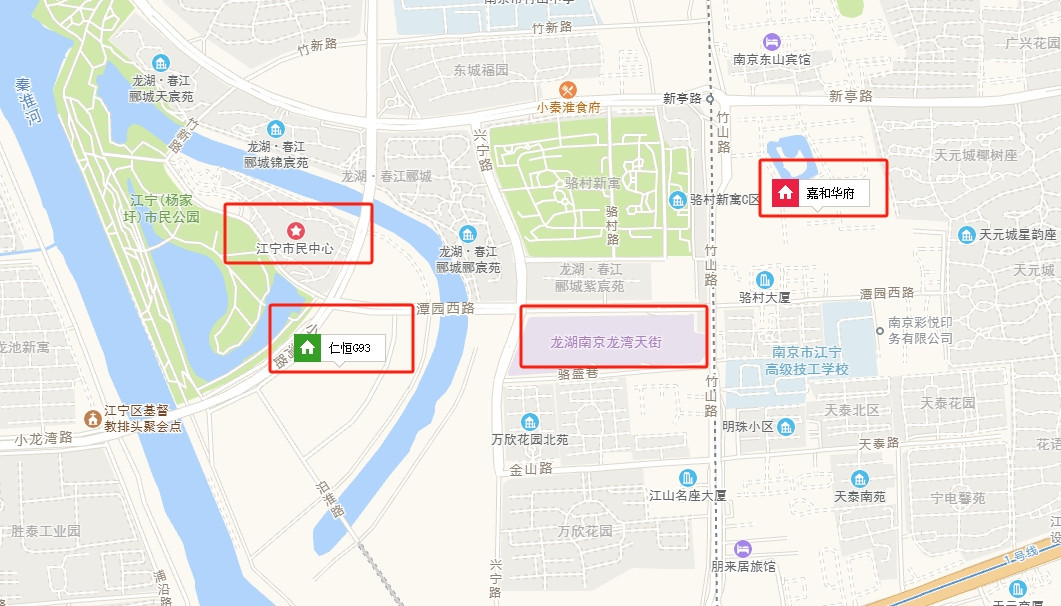 仁恒龙湾区位图