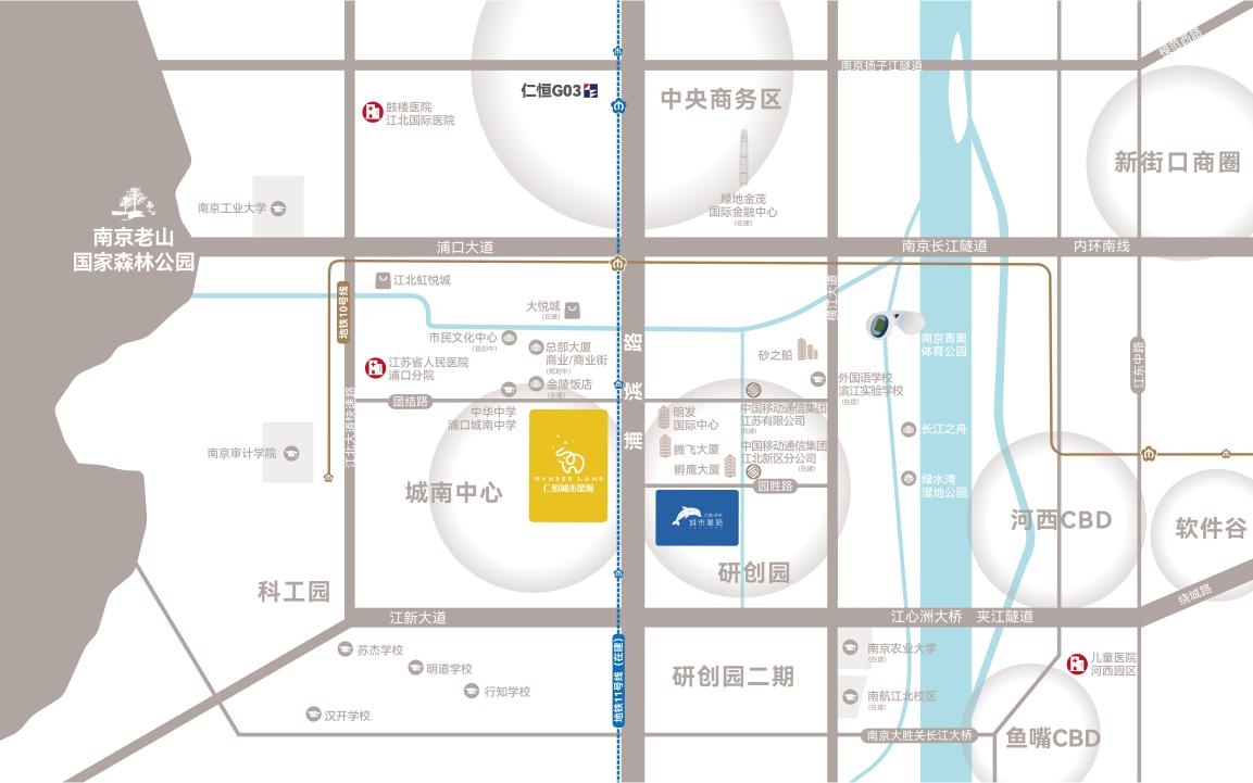 仁恒城市星瀚区位图