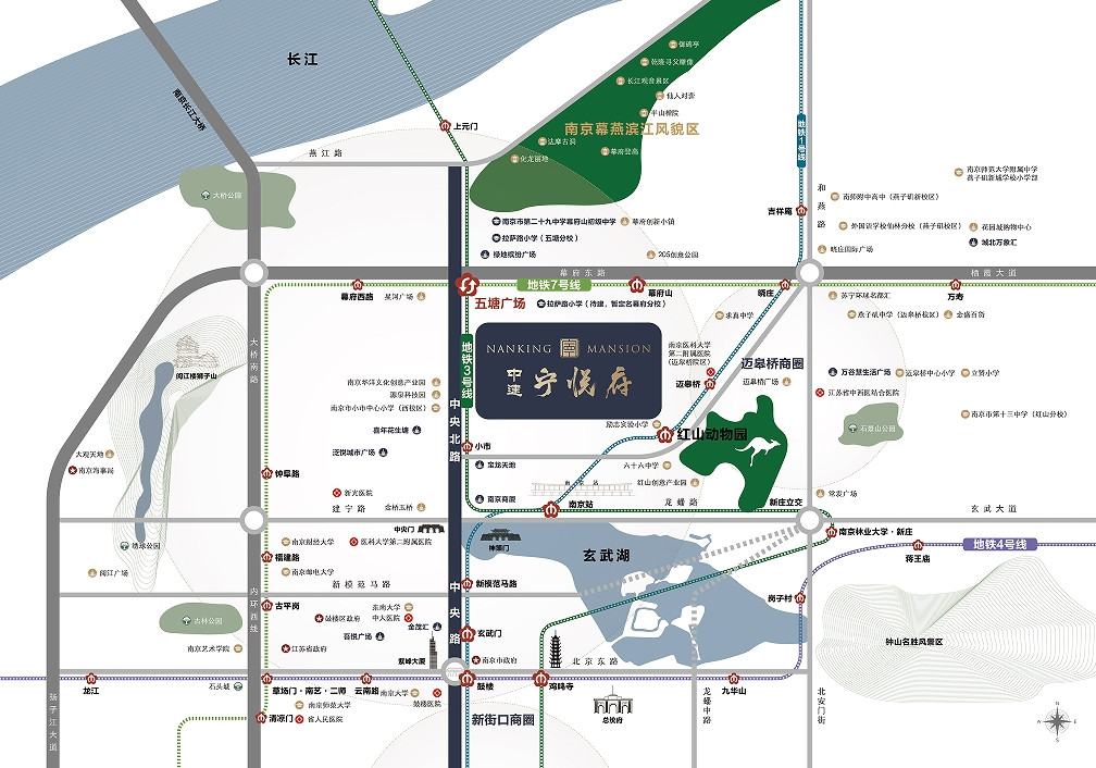 中建宁悦府区位图