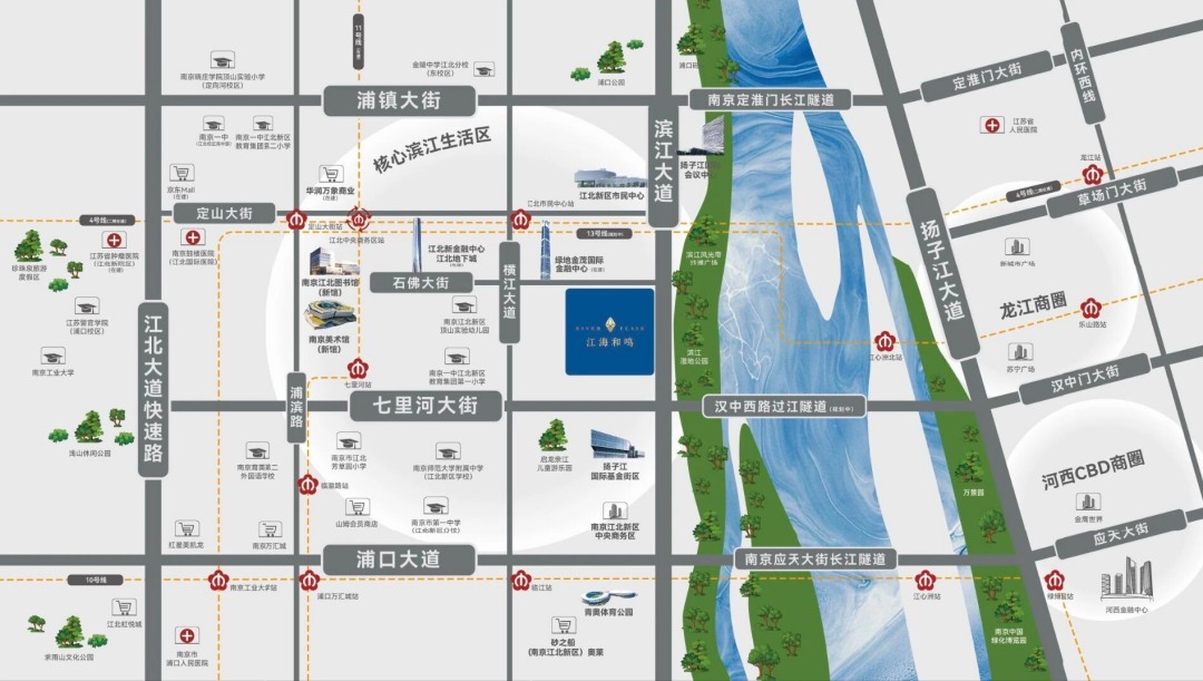 江海和鸣区位图